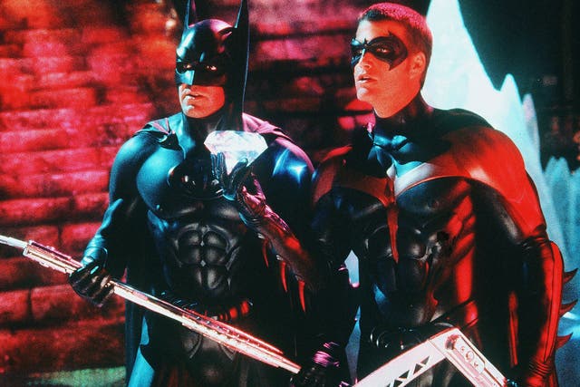<p>‘It’s the hockey team from hell!’: George Clooney and Chris O’Donnell in ‘Batman & Robin'</p>