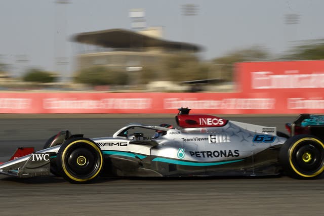 <p>Mercedes were slightly off the pace during preseason testing </p>