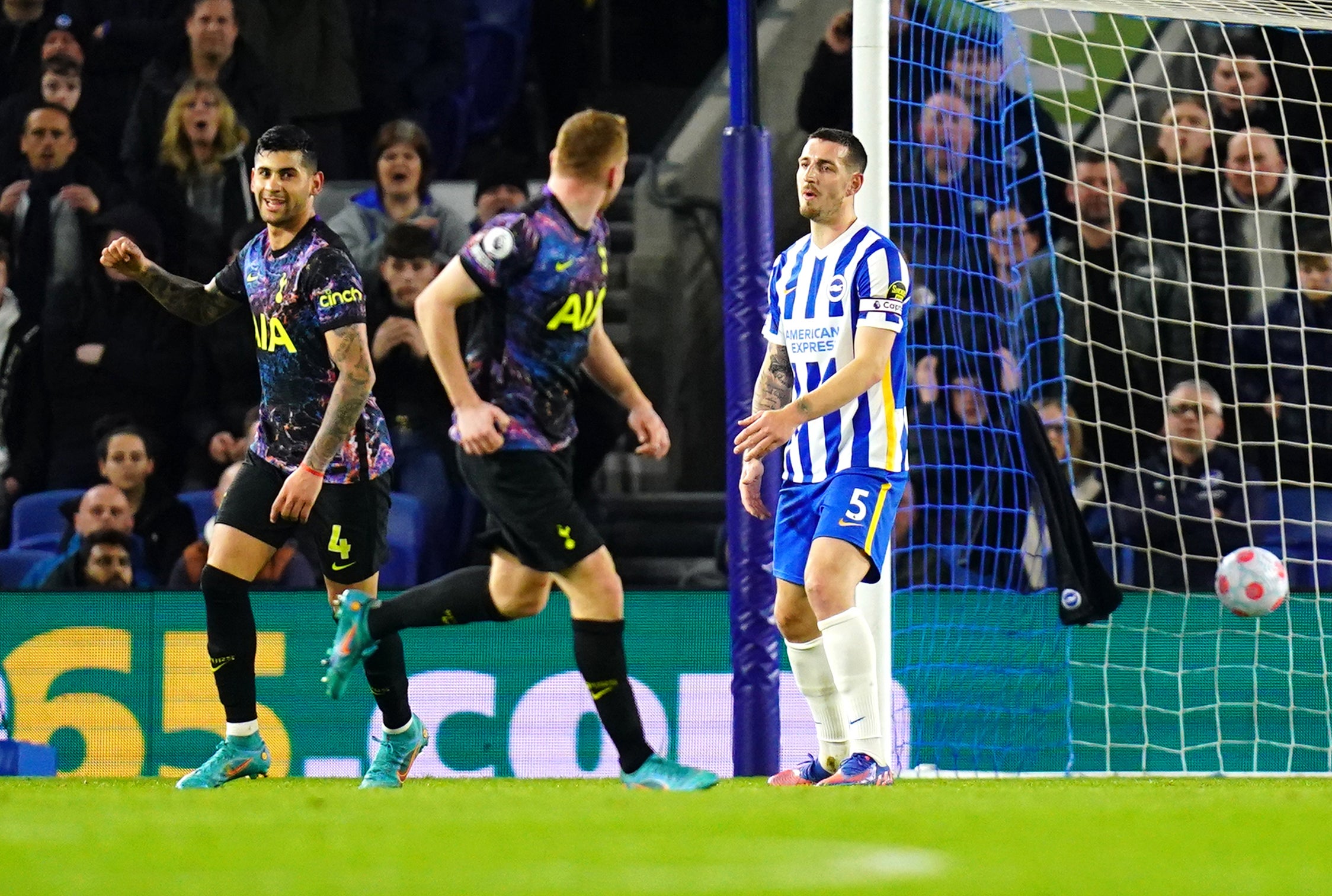 Cristian Romero put Spurs ahead