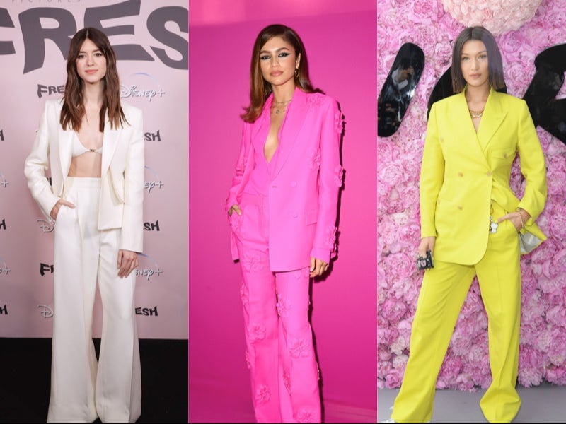 The pink pantsuit beloved by celebrities - and how to get your own