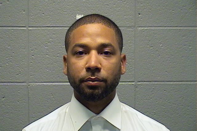 <p>This booking photo provided by the Cook County Sheriff's Office shows Jussie Smollett. </p>