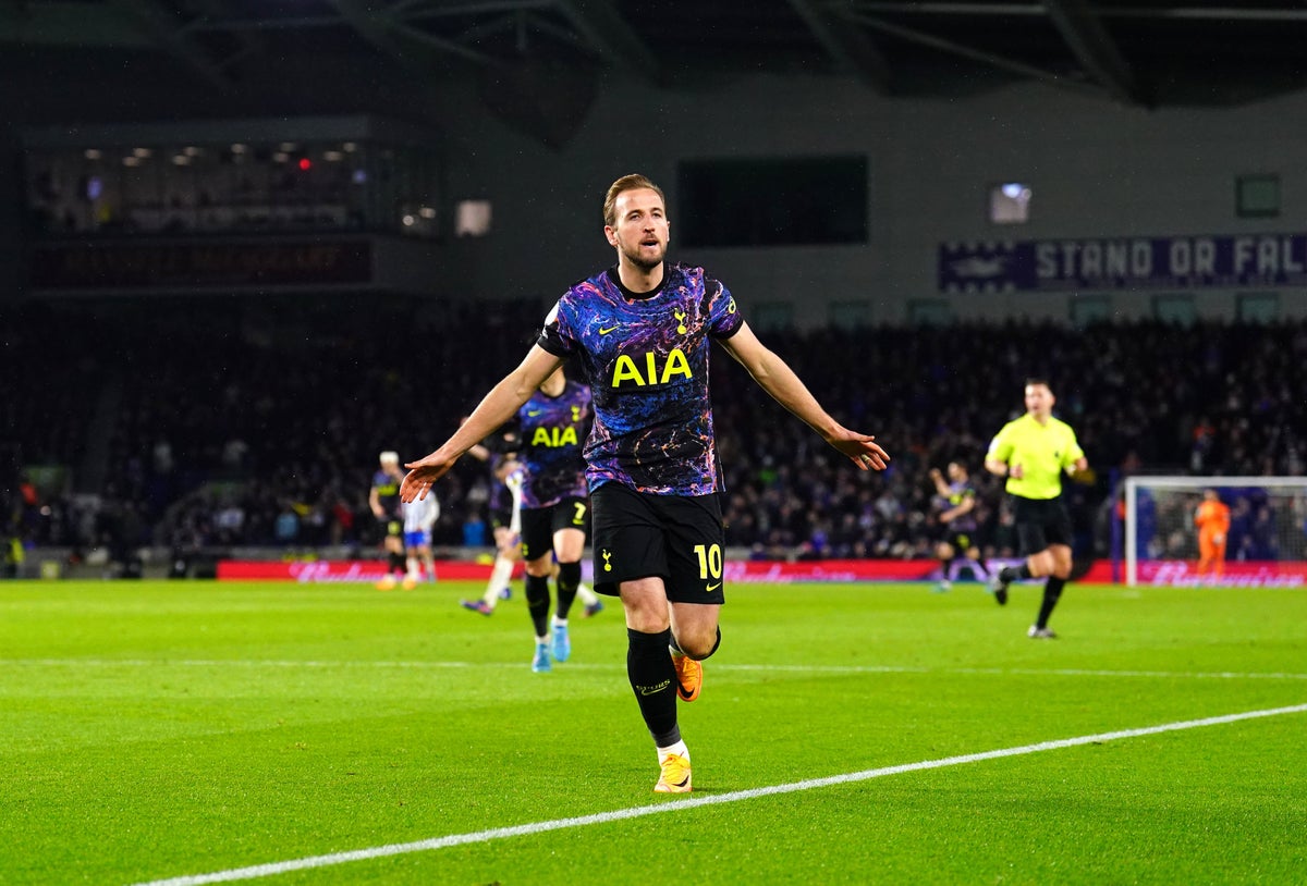 Brighton 0-2 Tottenham: Harry Kane becomes the Premier League's