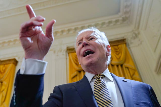 APTOPIX Russia Ukraine War Congress Biden