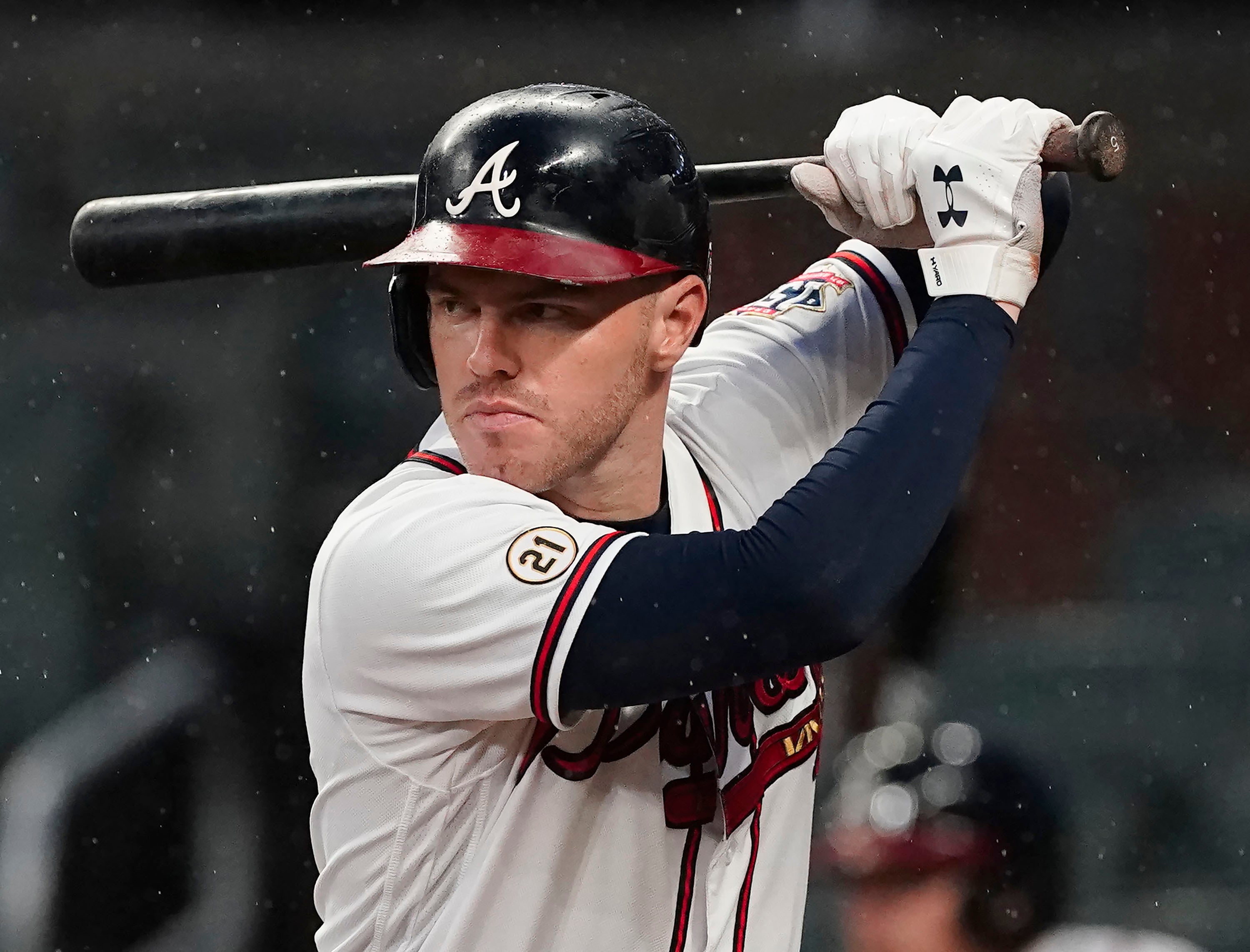 Freddie Freeman hits first home run as Dodger in first at-bat vs. Braves:  'It's just one of those moments