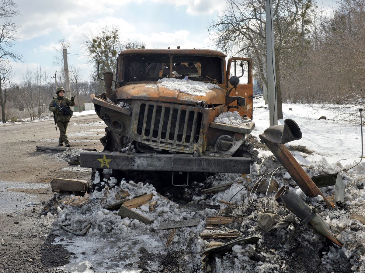 Russian war in Ukraine ‘largely stalled on all fronts’, UK claims