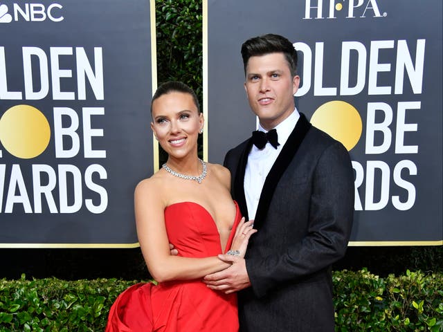 <p>Scarlett Johansson and Colin Jost got married in October 2020</p>