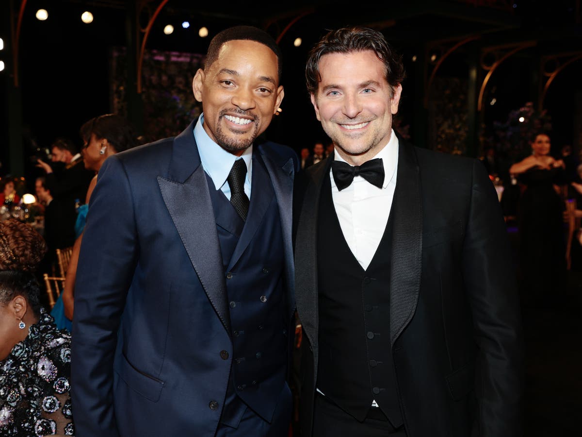 Bradley Cooper responds to Will Smith calling him &lsquo;so beautiful&rsquo; on-stage 