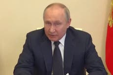 Ukraine defence minister calls Vladimir Putin the ‘Hitler of our time’