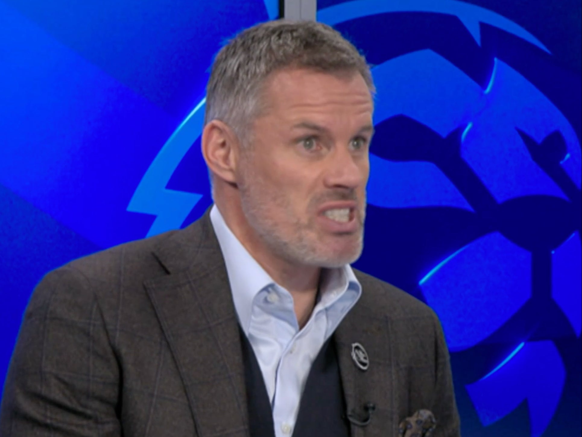 Jamie Carragher waded into an argument on social media