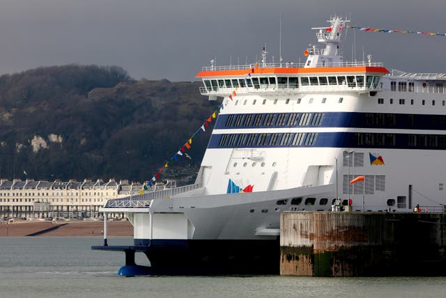Ferry operator P&O Ferries has announced it has suspended sailings ahead of a ‘major announcement’ (Gareth Fuller/PA)