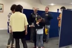 Emotional moment Nazanin Zaghari-Ratcliffe hugs her daughter after 2173 days ‘of hell’ in Iran