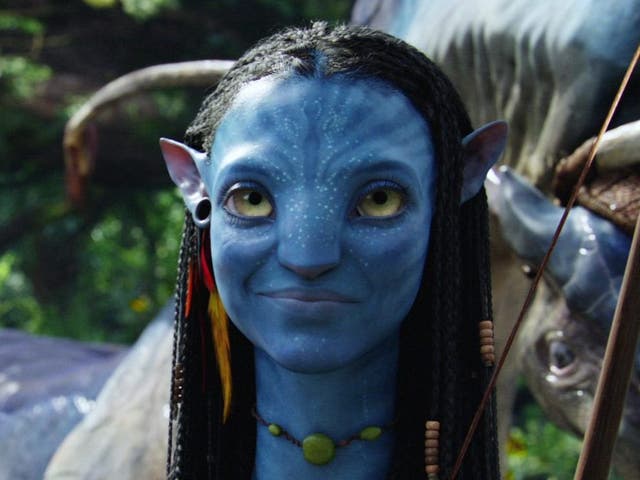 <p>Zaldana interpreta a Neytiri en la película original de James Cameron </p>