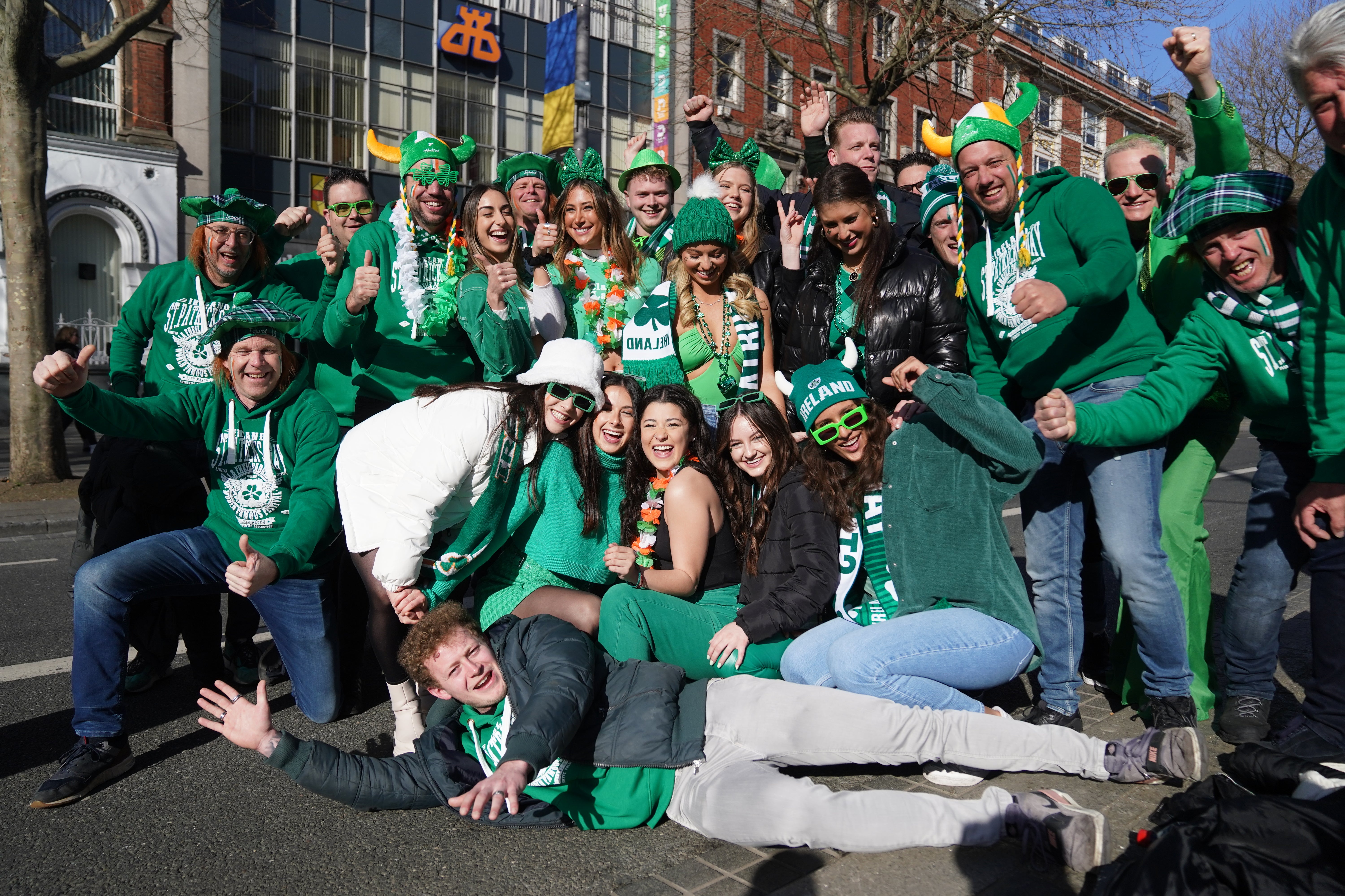 Massive crowds were expected on the streets of Dublin (Brian Lawless/PA)