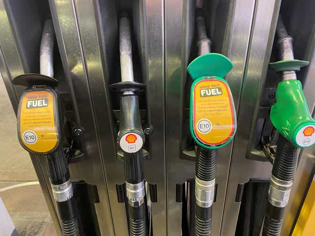 Drivers are facing rising fuel prices (Peter Byrne/PA)