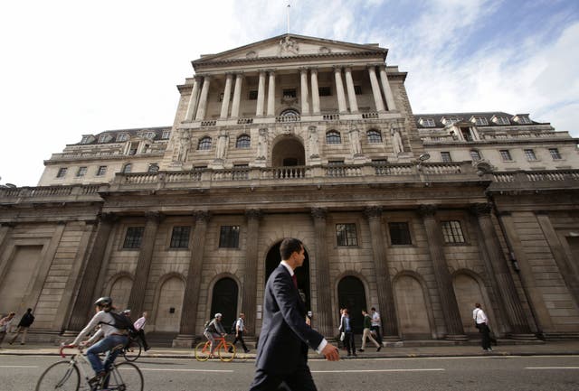 <p>The Bank of England</p>