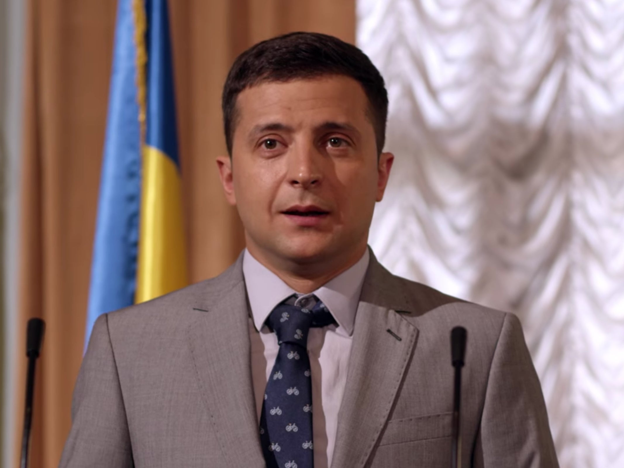 Volodymyr Zelensky in the TV series ‘Servant of the People’