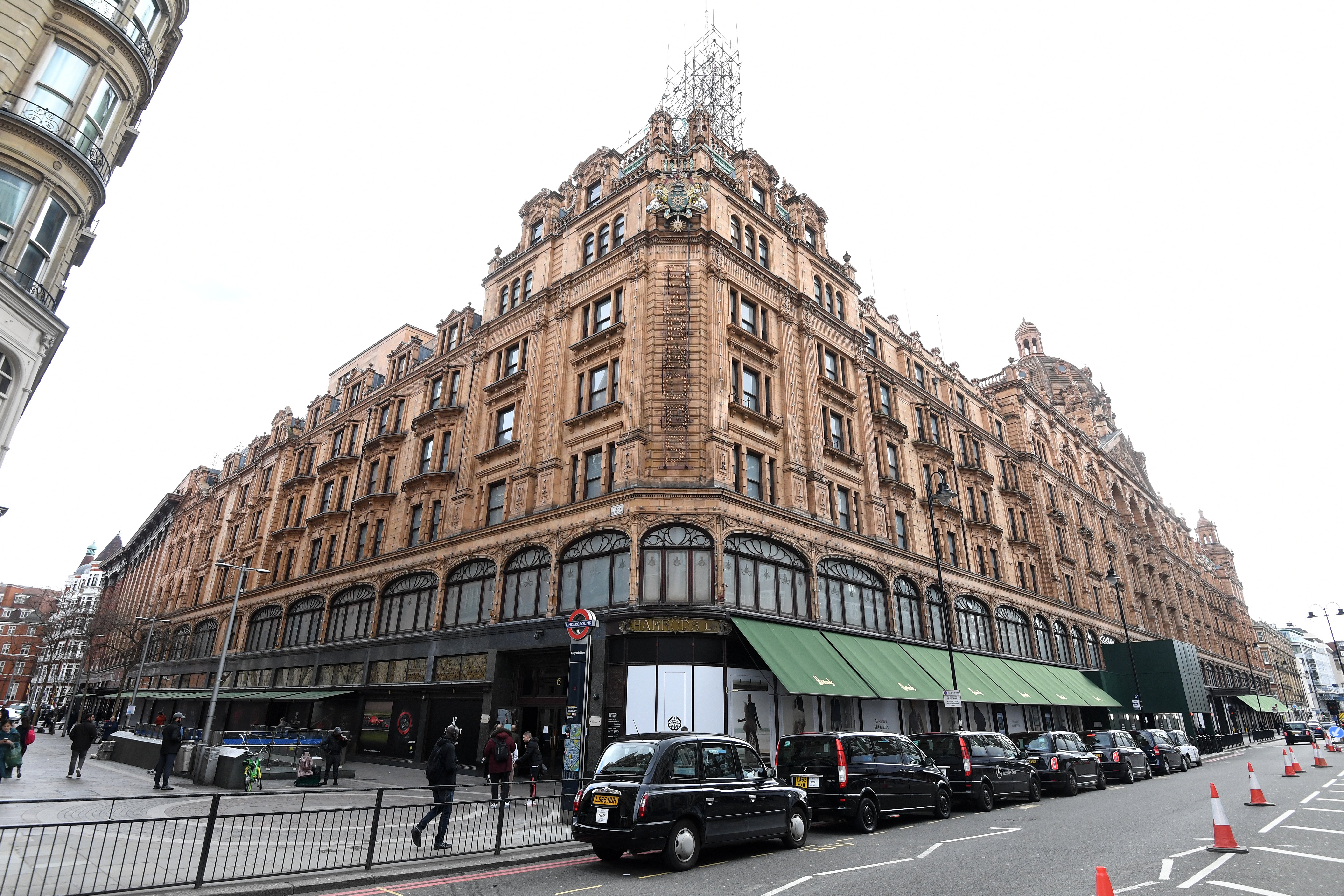 A view of Harrods in Knightsbridge (Kirsty O’Connor/PA)