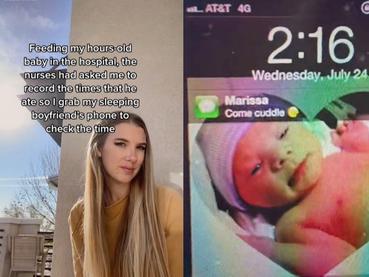 Woman catches boyfriend cheating hours after giving birth to their baby Woman catches boyfriend cheating hours after giving birth to their baby