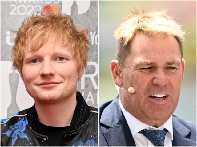 <p>Shane Warne era un amigo cercano de Ed Sheeran </p>