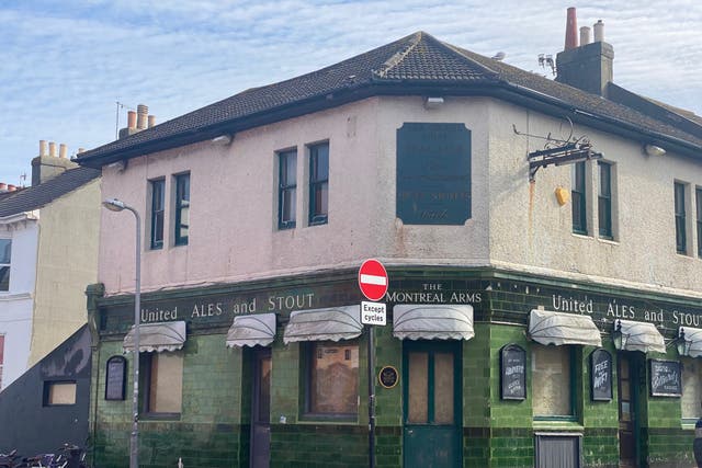 The Montreal Arms in Brighton needs renovating to turn it into a usable living space (Charlie Southall/PA)