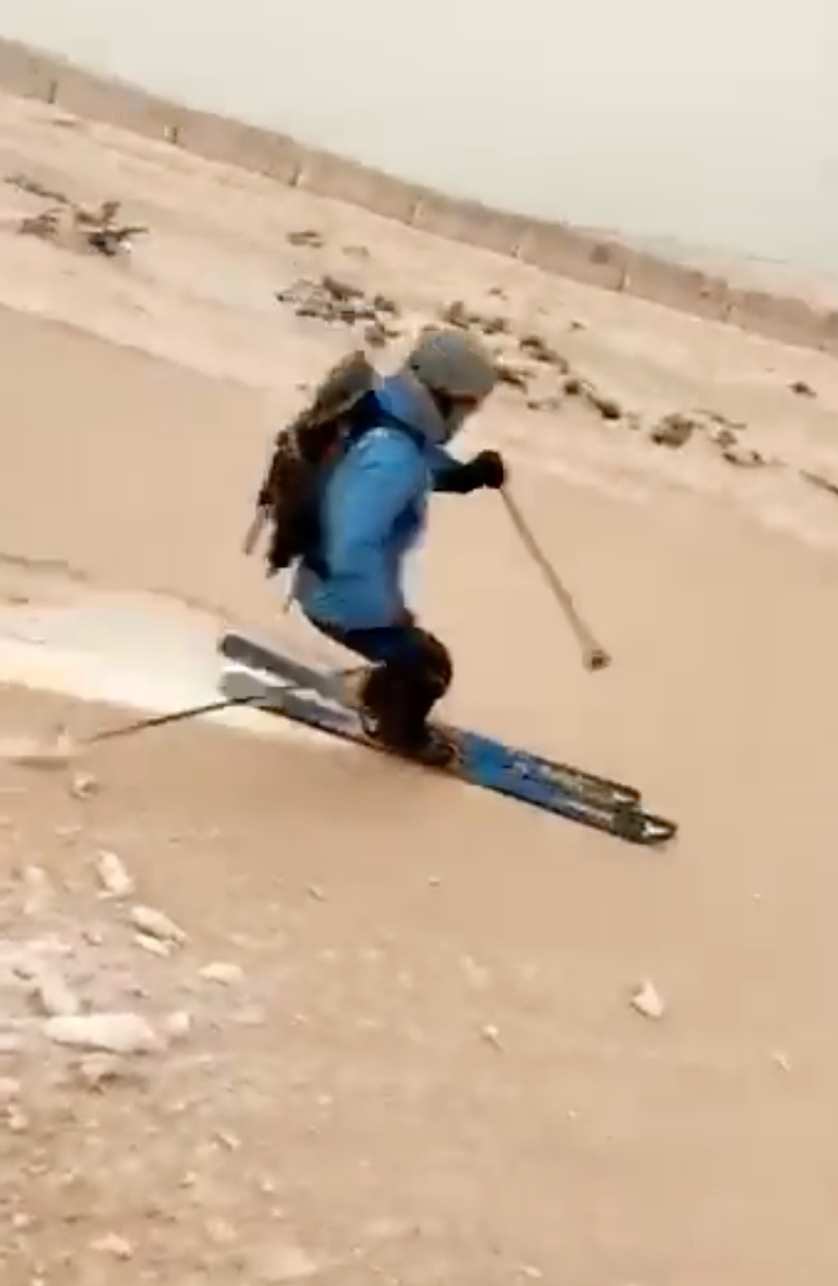 Ski slopes transformed into ‘surface of Mars’ as Saharan dust turns Spanish resort orange