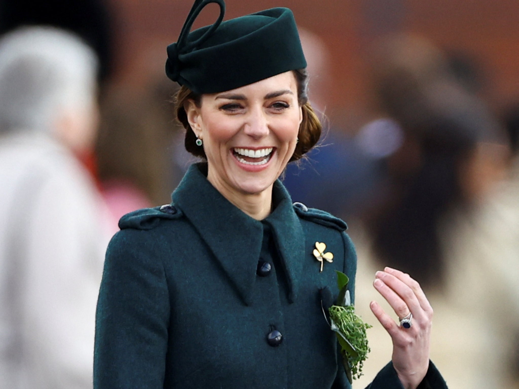 The Princess of Wales is seen during St Patrick’s Day, 2022. Kate announced the cancer diagnosis in a statement issued on Friday evening.