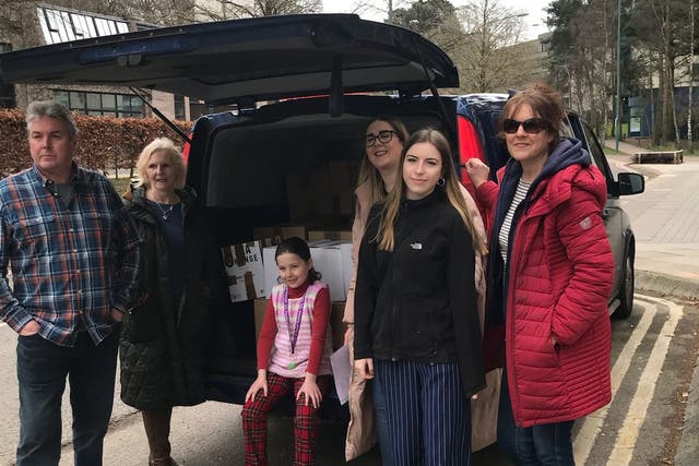 Family and friends of Frank Matthews, 49, of Greenwich, south east London, have helped gather emergency supplies for him to drive to Ukraine (Frank Matthews/ PA)