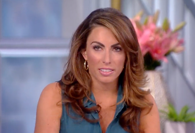 <p>Alyssa Farah Griffin in an appearance on ABC’s ‘The View’ on 17 March 2022</p>