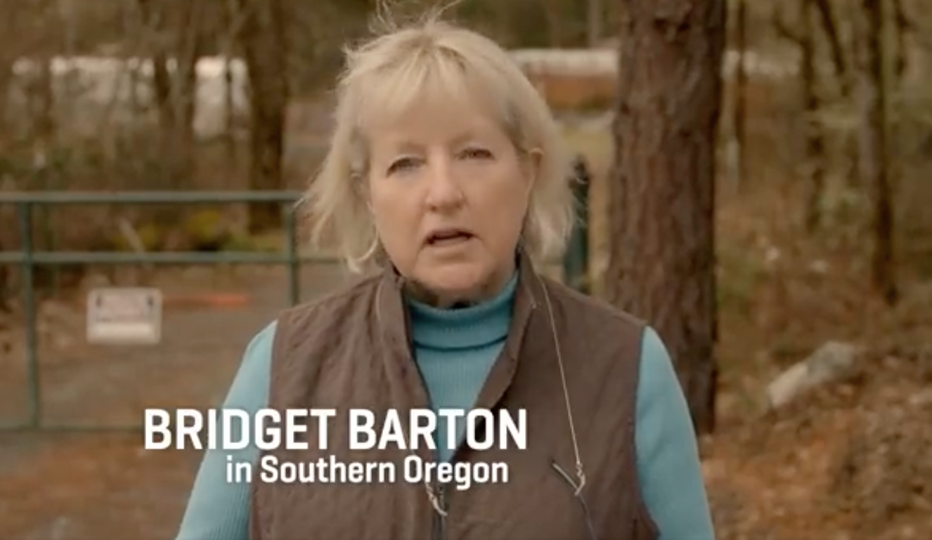 Bridget Barton, Republican candidate for Oregon governor, in her campaign video posted on her personal Twitter account.
