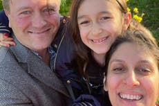 Nazanin Zaghari-Ratcliffe appears in first family selfie as she highlights plight of remaining Iran detainee