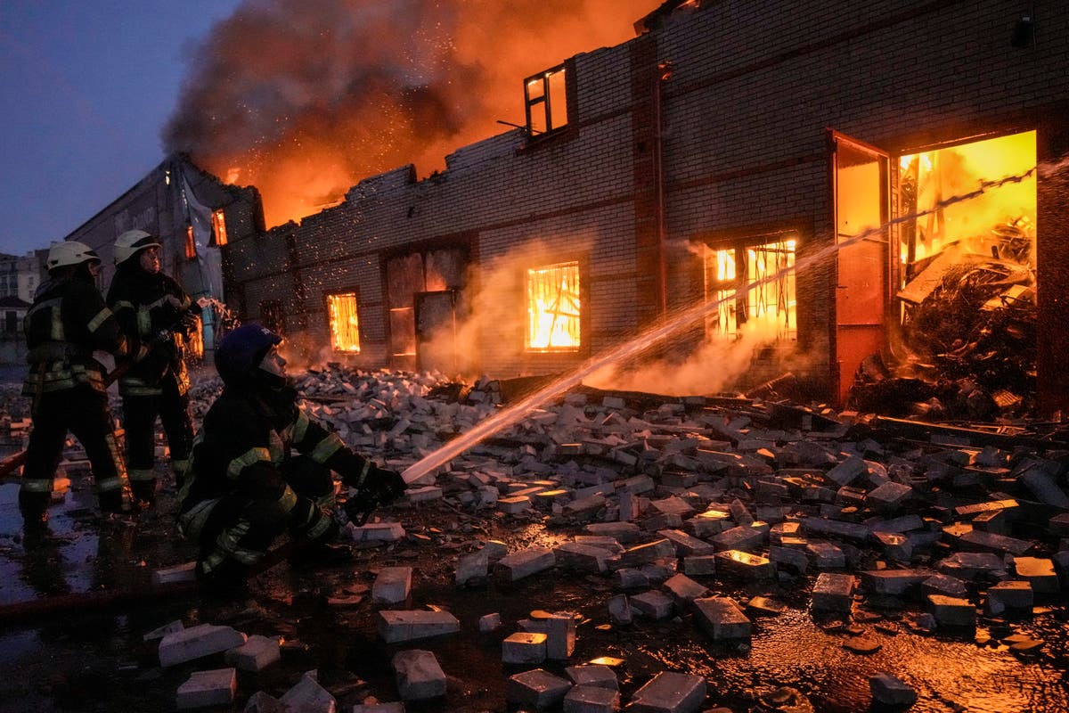 Ukraine news &ndash; live: Russian missiles strike Lviv in dawn attack as fresh sanctions piled on Moscow 