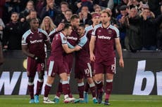 Andriy Yarmolenko hits extra-time winner as superb West Ham progress to Europa League quarter-finals 