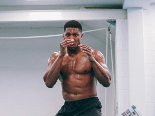 <p>Former two-time world heavyweight champion Anthony Joshua</p>