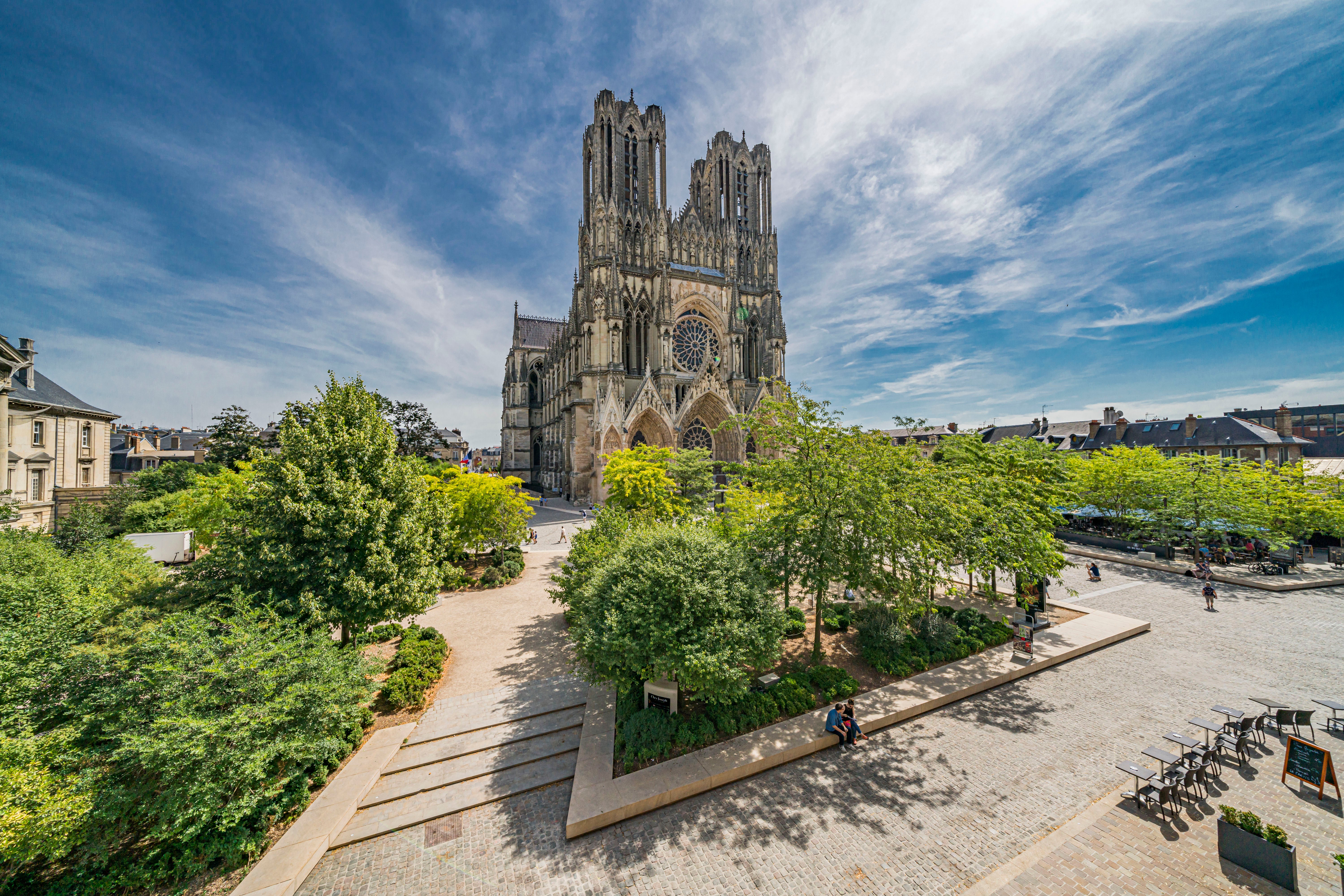 Reims’ handsome cathedral