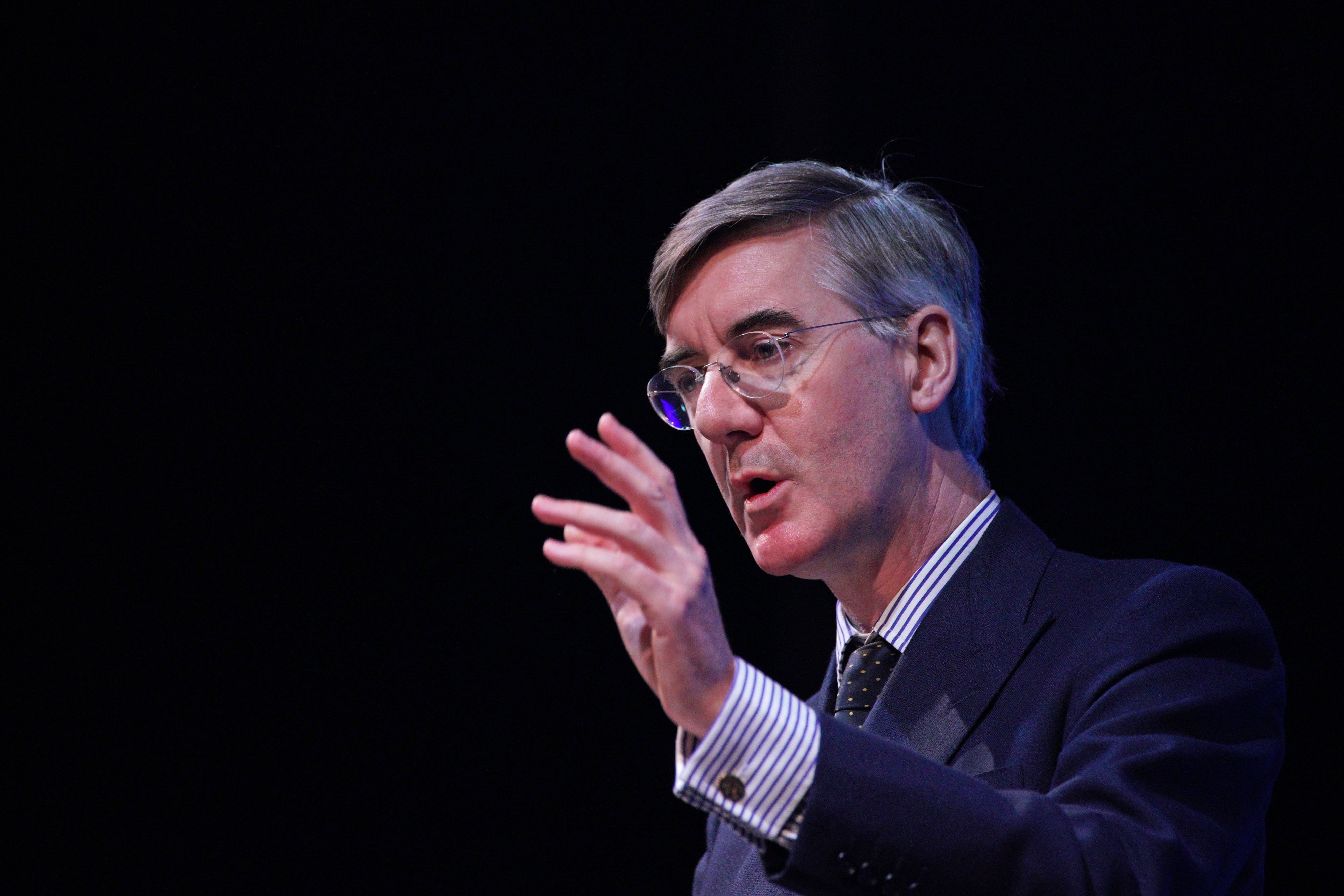 Jacob Rees-Mogg told the Conservative Party spring forum in Blackpool that, after the Russian invasion, “nobody cares” about trivia like Partygate