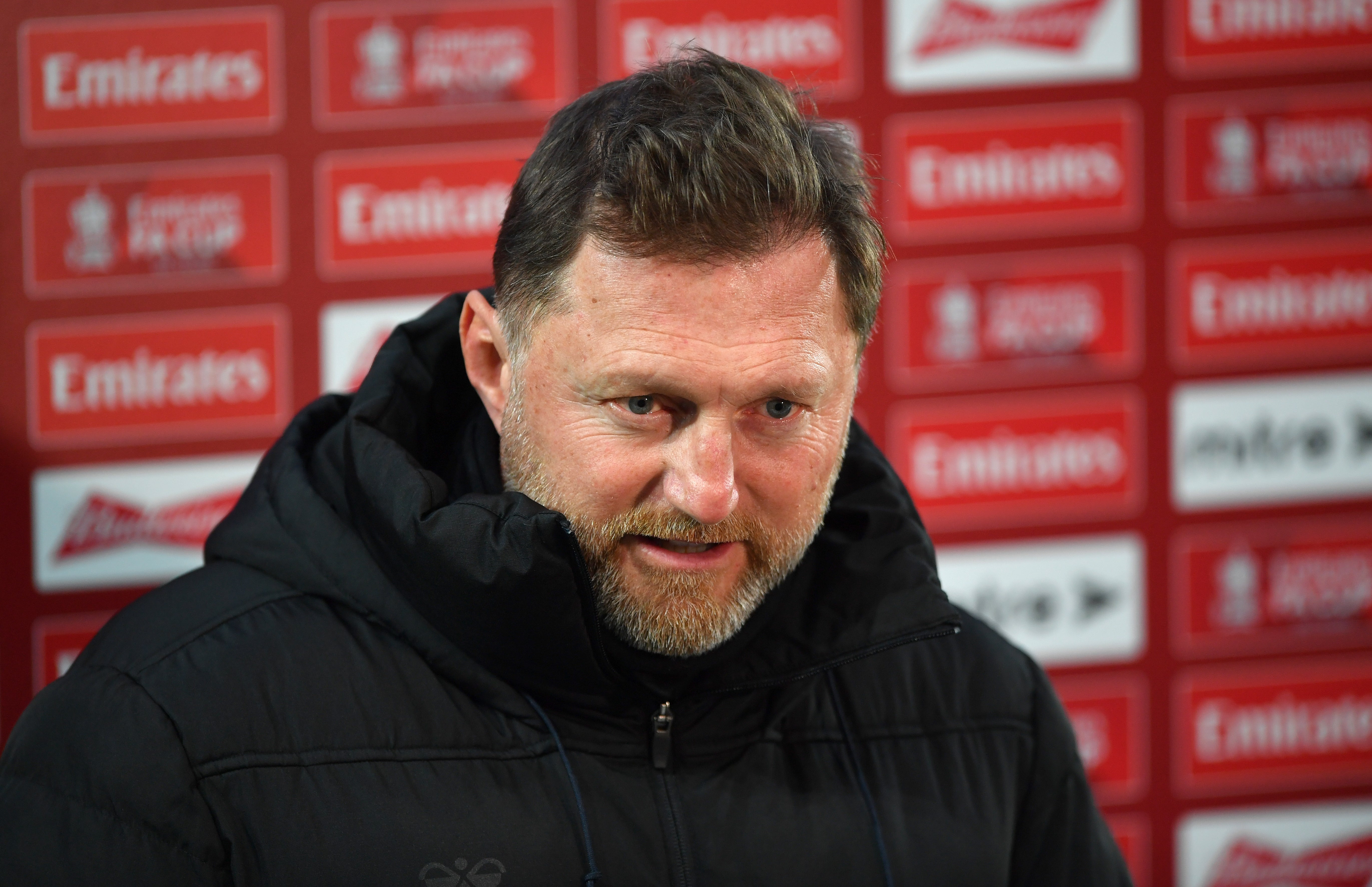 Southampton manager Ralph Hasenhuttl will be targeting an upset against City (Simon Galloway/PA)