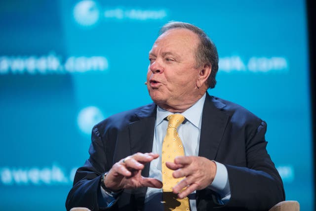 <p>Harold Hamm, founder and chief executive officer of Continental Resources Inc., speaks during the 2017 CERA Week by IHS Markit conference in Houston </p>