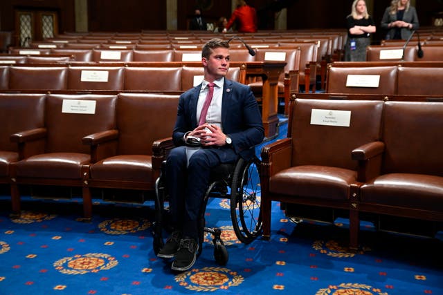 <p>File: Madison Cawthorn seen in the chamber of the House of Representatives</p>