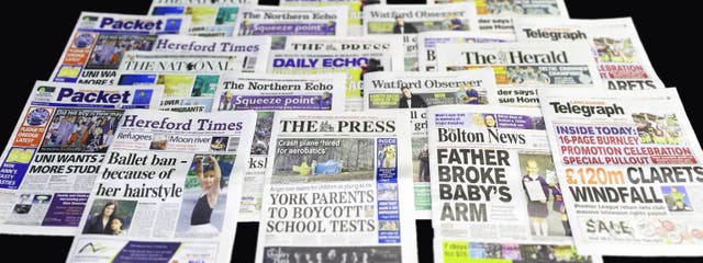 Local newspaper firm Newsquest is buying East Anglia rival Archant (Newsquest/PA)