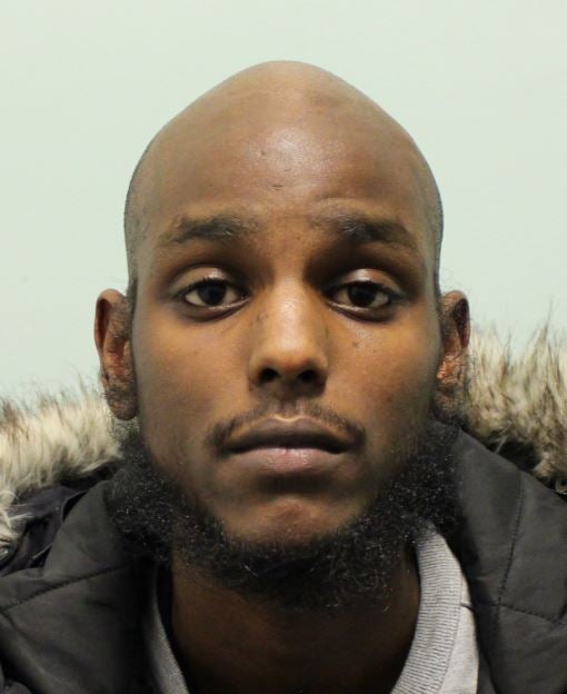 Ilyaas Maalin, 23, was sentenced at the Old Bailey last week after being extradited from Holland