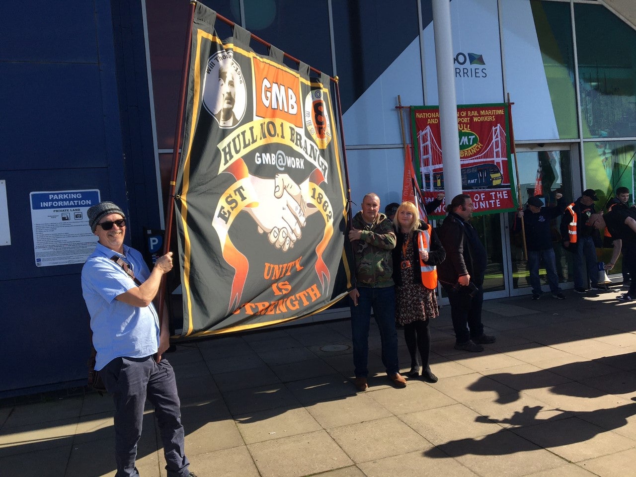 ‘These are lives they are ruining. Via video link,’ says GMB union convenor Carl Burn