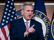 GOP leader McCarthy says Madison Cawthorn ‘lost my trust’ over ‘orgies’ and ‘cocaine’ claims