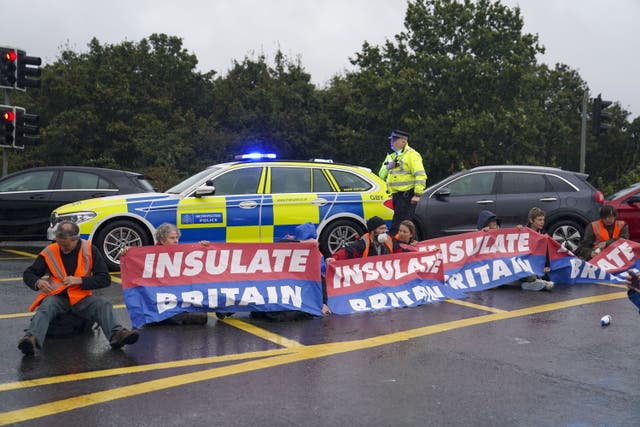 Surrey Police have charged dozens over Insulate Britain protests on the M25 last year (Steve Parsons/PA)