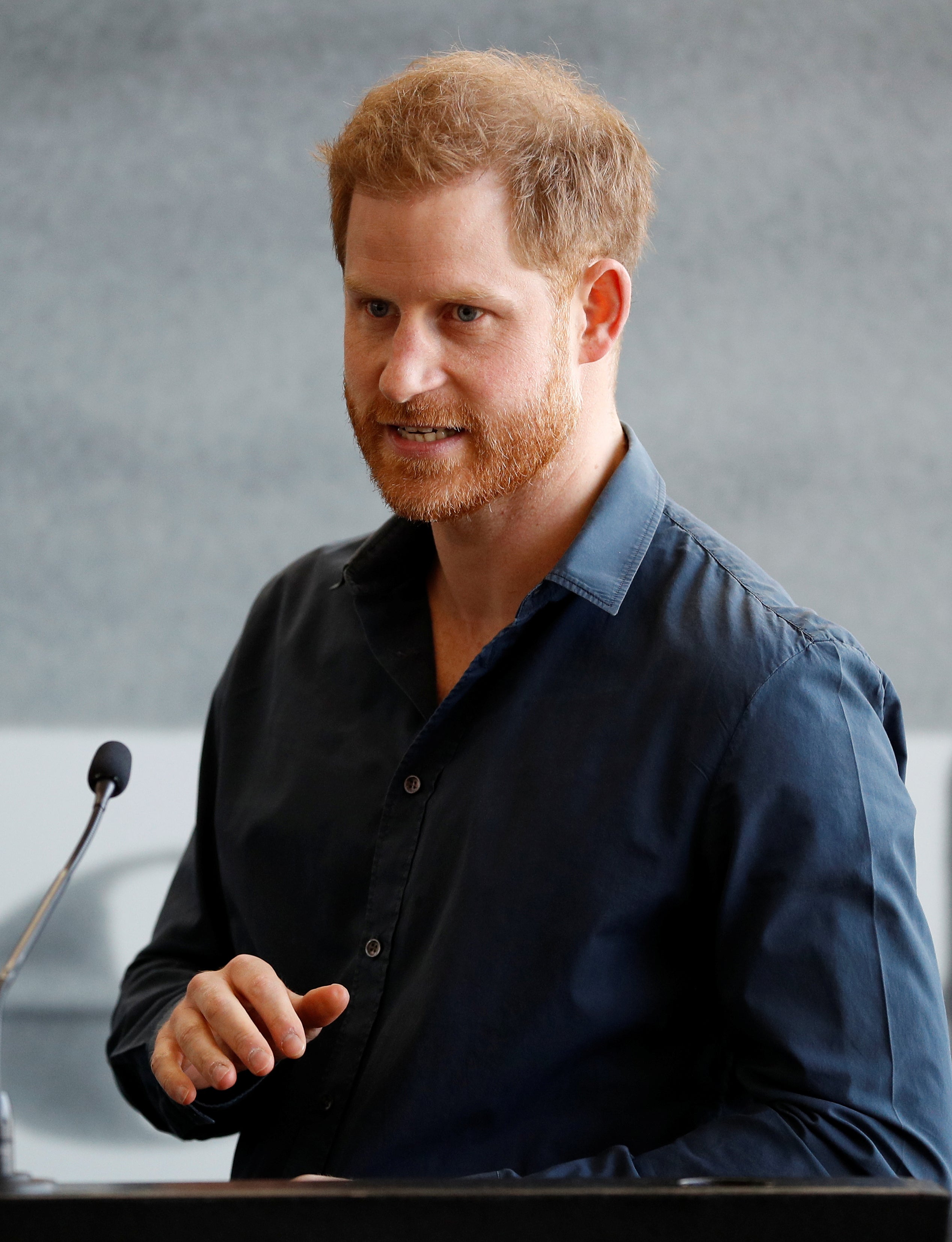 The Duke of Sussex held a virtual meeting with staff from the Halo Trust in Ukraine (Peter Nicholls/PA)