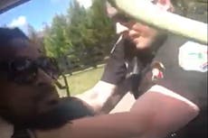 Police officer under investigation after he was filmed tasering Black delivery driver in traffic stop