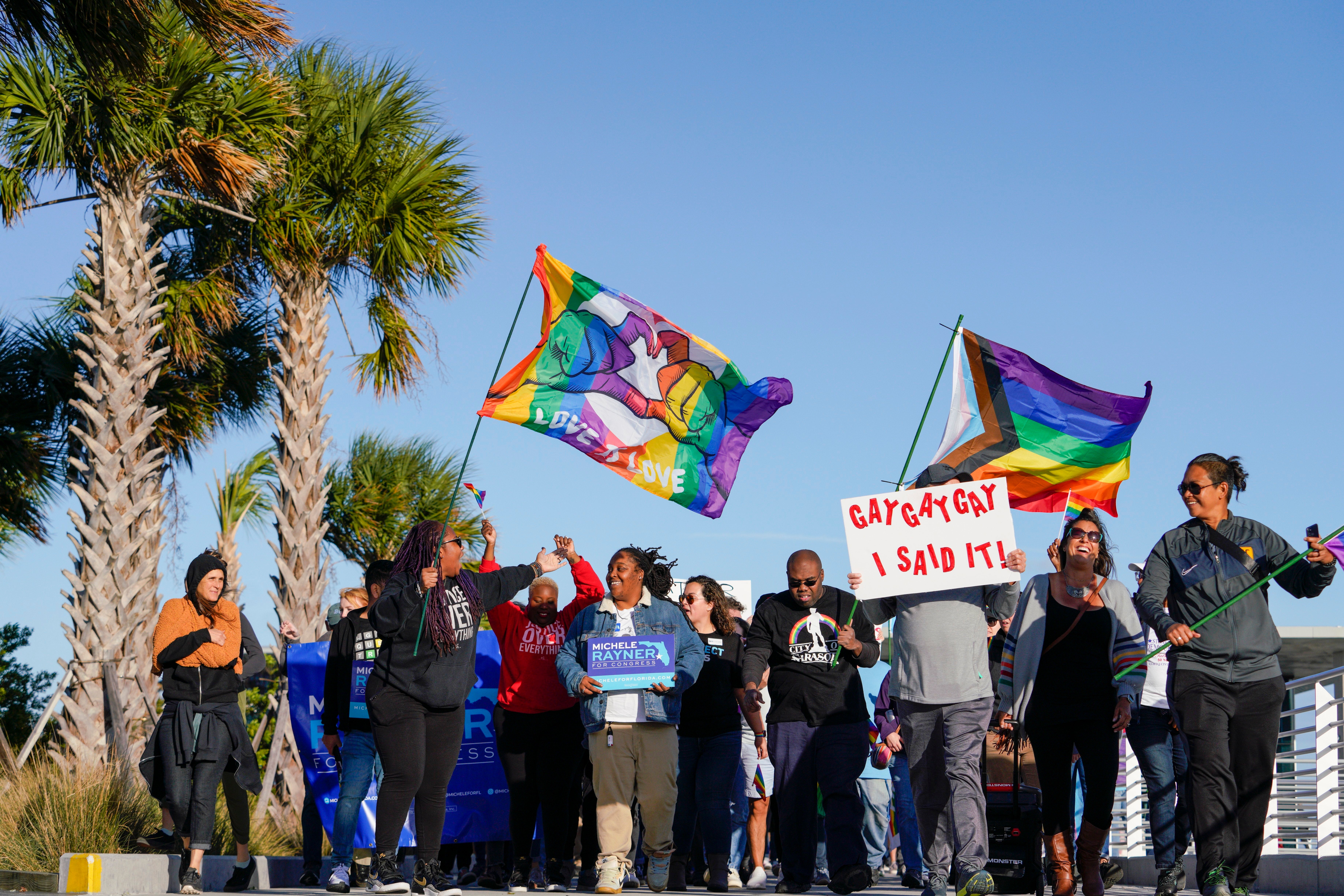 Protesters rally against Florida’s Dont Say Gay bill in March