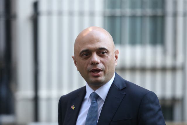 Health and Social Care Secretary Sajid Javid said the UK stands “shoulder to shoulder” with Ukraine in the face of Russia’s “appalling” attack, which was launched on February 24 (James Manning/PA)