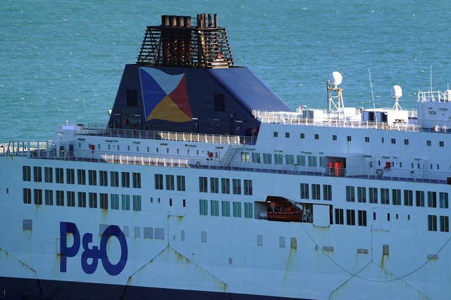 <p>  P&O Ferries suspended sailings and handed 800 seafarers immediate severance notices</p>