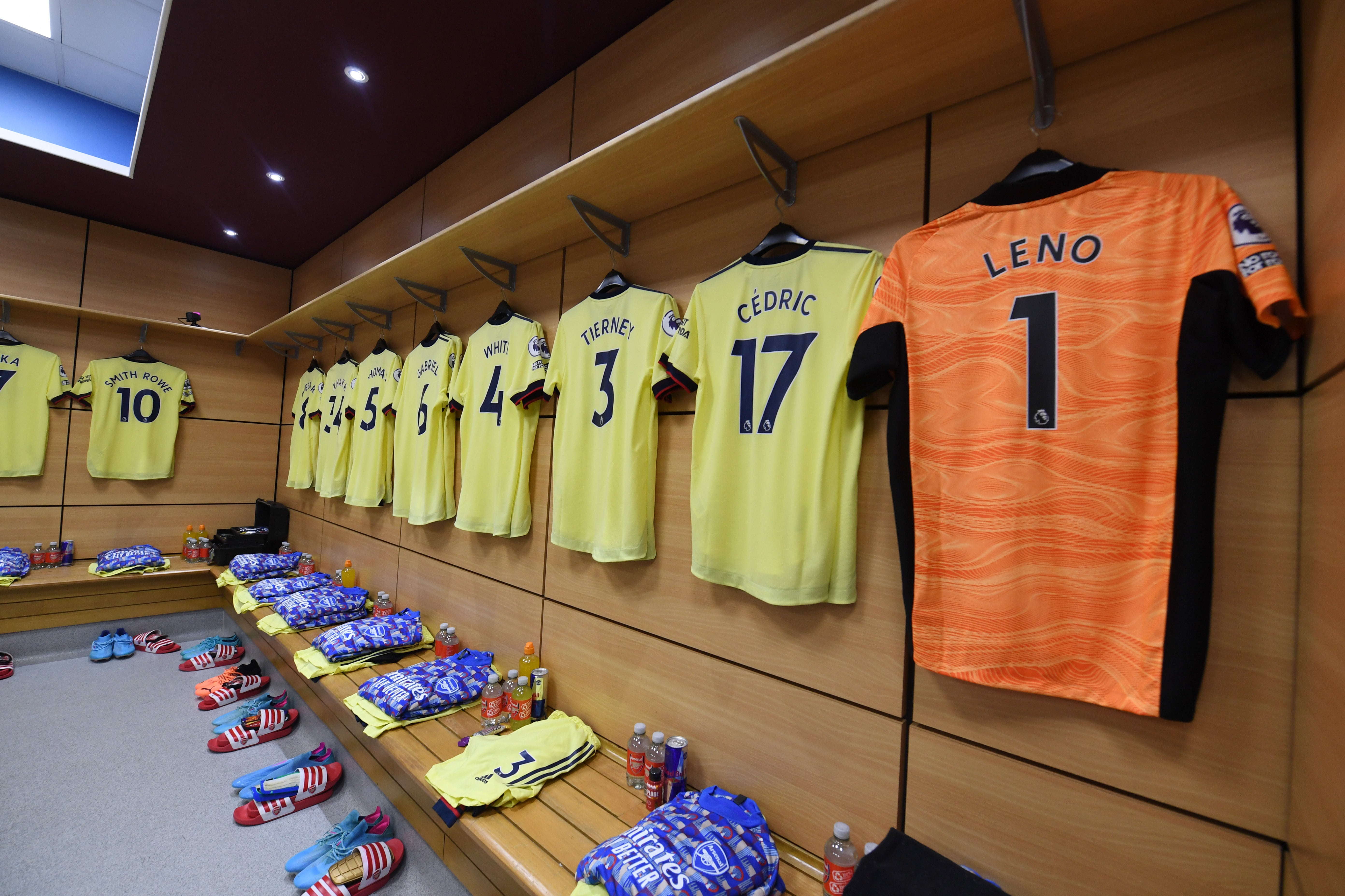 A look inside Arsenal’s dressing room