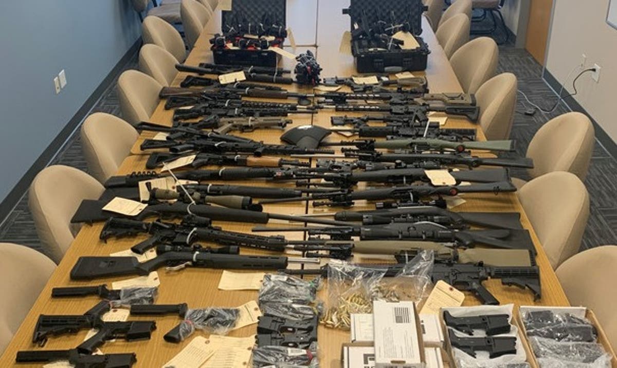 Oregon man indicted over state&rsquo;s biggest ever &lsquo;ghost gun&rsquo; bust